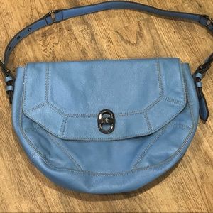 Aimee Kestenburg Medium Blue Hobo Adjustable Strap